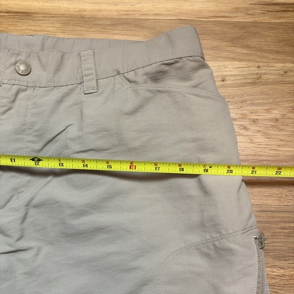 The North Face Tan Cargo Short Court Hiking Outdoor Straight Leg Pants Mens 36 - Picture 9 of 13